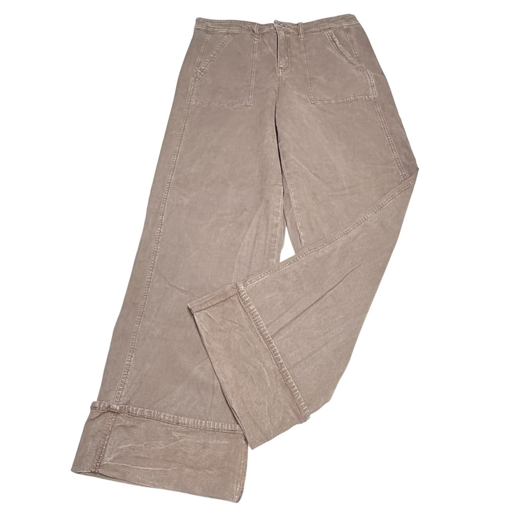 American Eagle Chocolate Stretch High Rise Utility Stovepipe Pants - Long